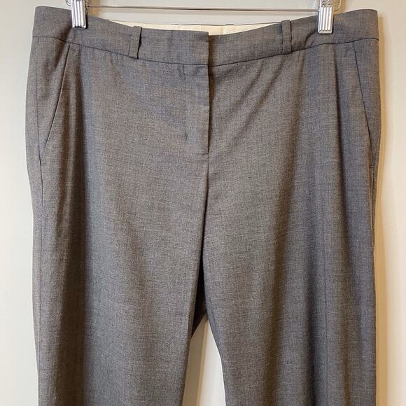 Hugo Boss Tulira Virgin Wool Slacks Full Length Dress Pants Office Exec Gray 6 - Picture 3 of 15